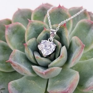{Heart of my Heart Necklace} .925 Sterling Silver